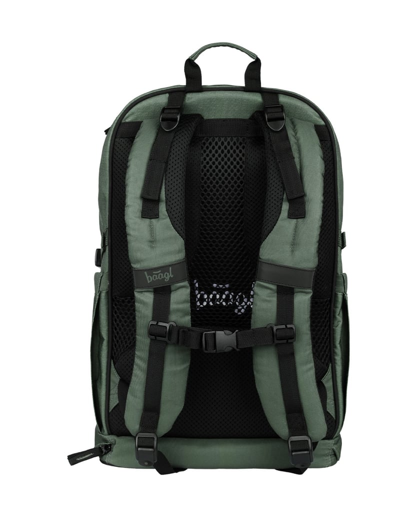 Baagl-Cubic-Grove-Rucksack-Set-3tlg-grün