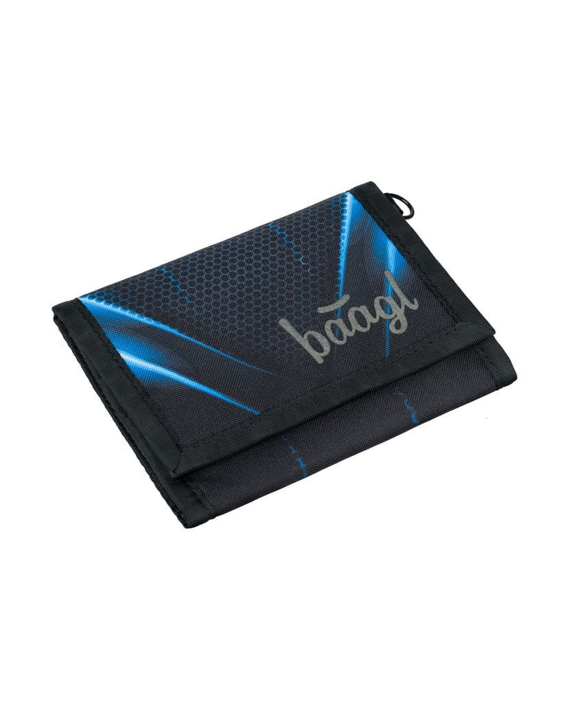 Baagl-Geldbörse-Bluelight-schwarz