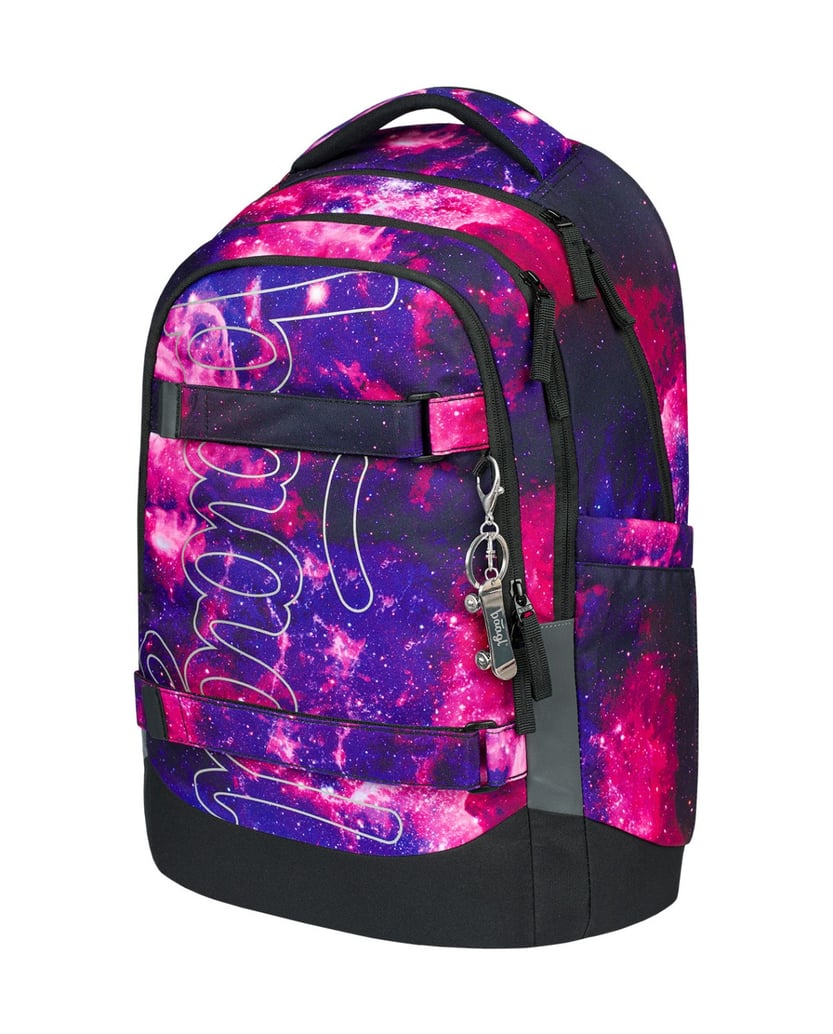 Baagl-Schulrucksack-Skate-max-Galaxy-lila