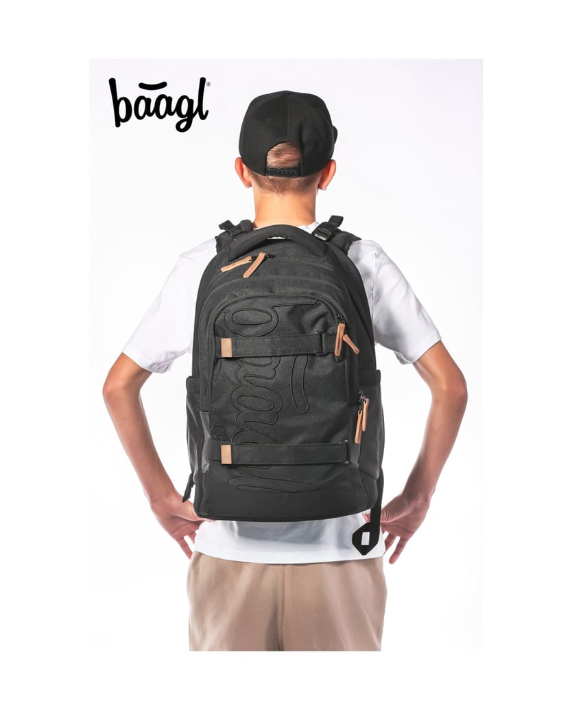 Baagl-Skate-max-Darkness-Rucksack-Set-3tlg-schwarz