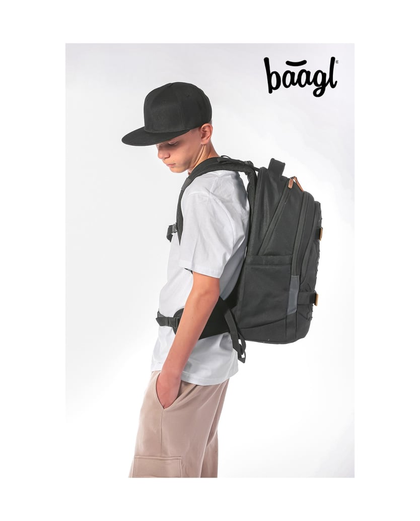 Baagl-Skate-max-Darkness-Rucksack-Set-3tlg-schwarz