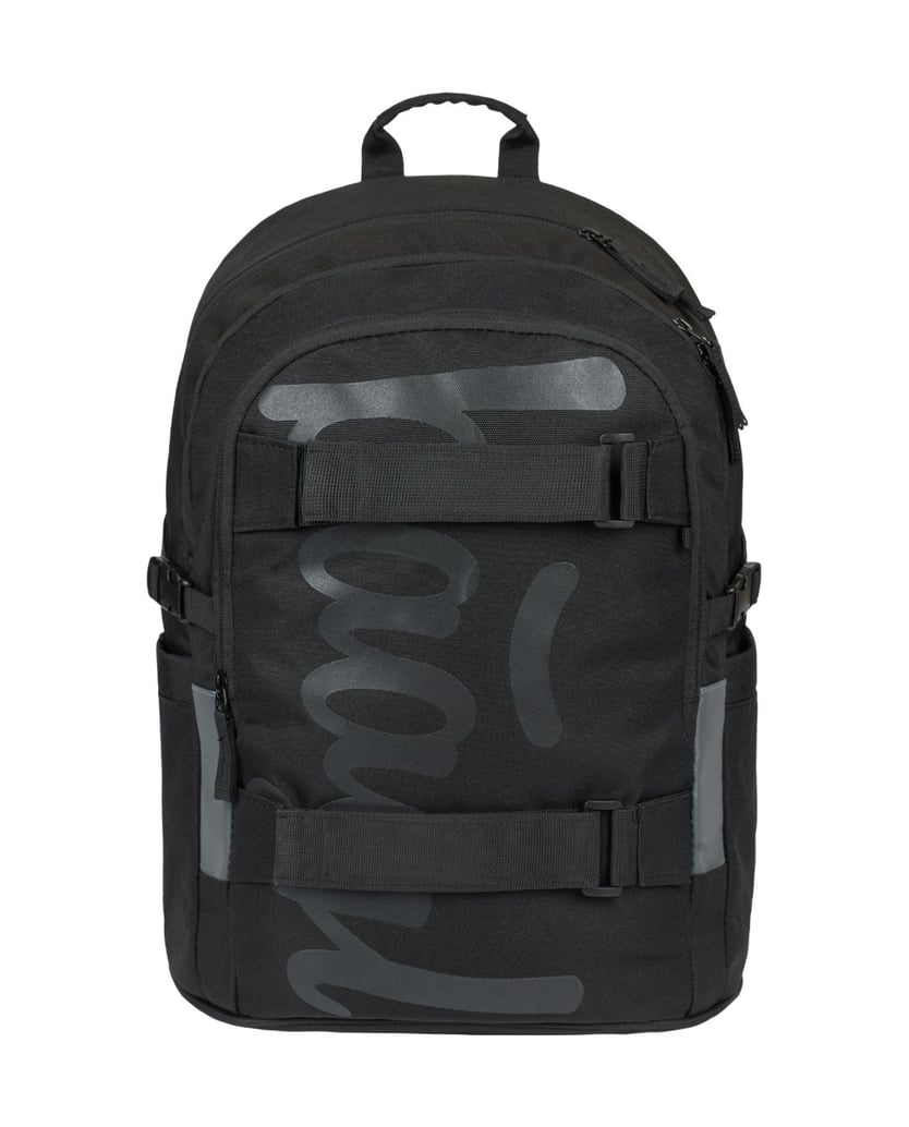 Baagl-Skate-Uni-schwarz-Rucksack-Set-3tlg-schwarz