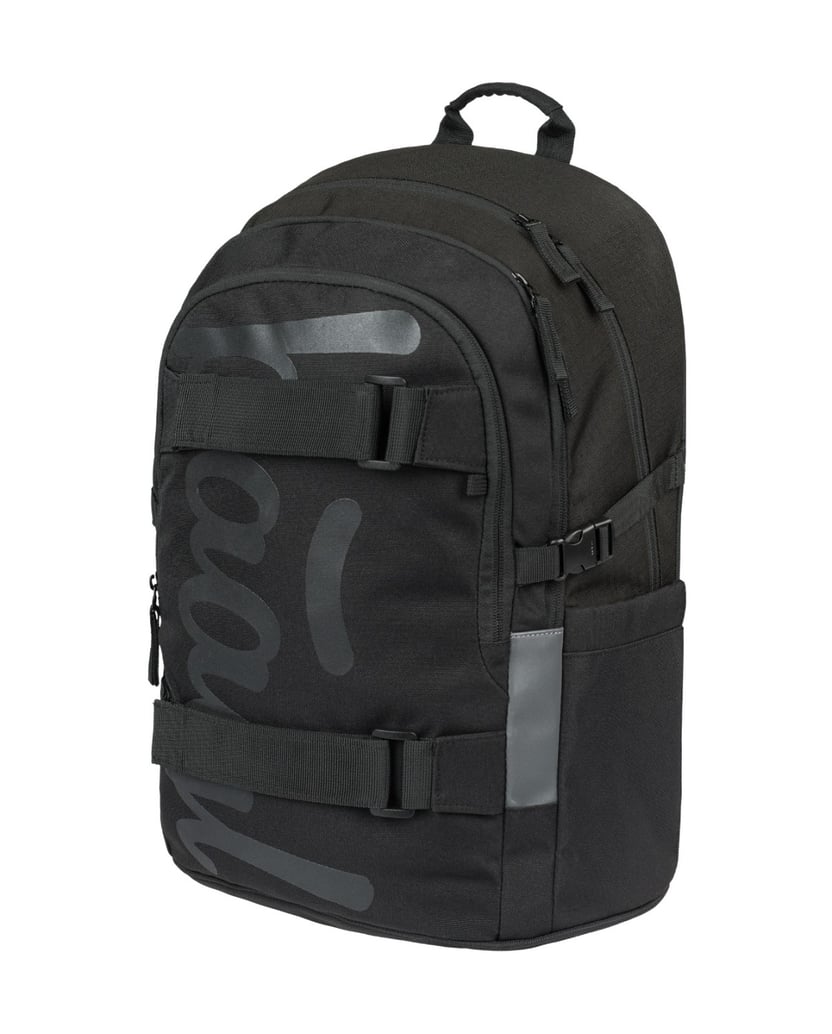 Baagl-Skate-Uni-schwarz-Rucksack-Set-3tlg-schwarz