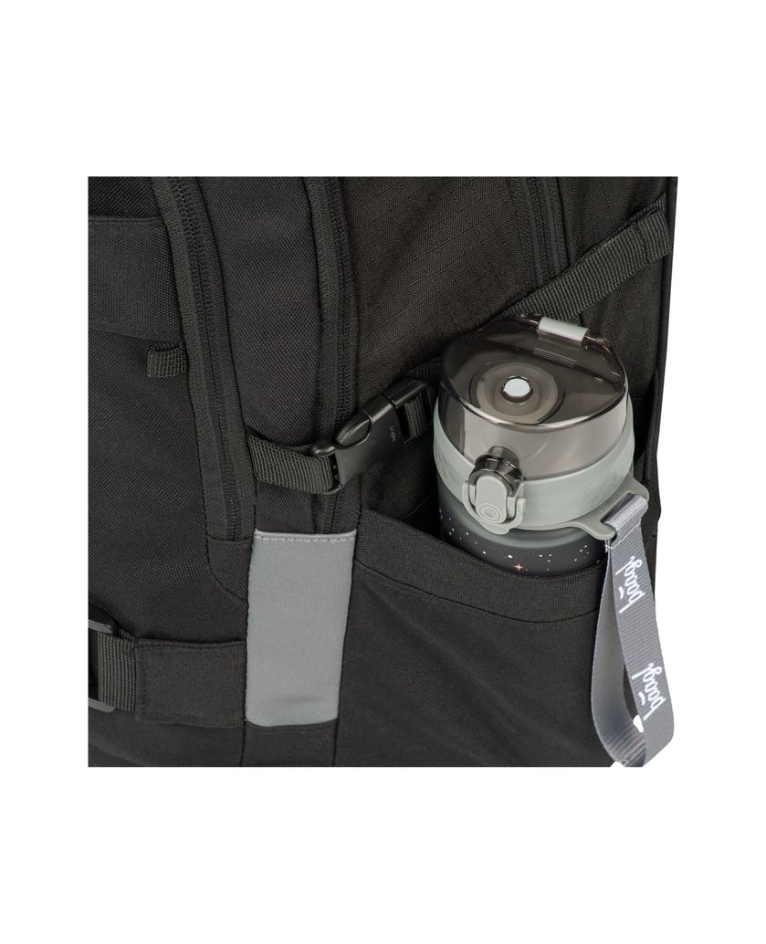 Baagl-Skate-Uni-schwarz-Rucksack-Set-3tlg-schwarz