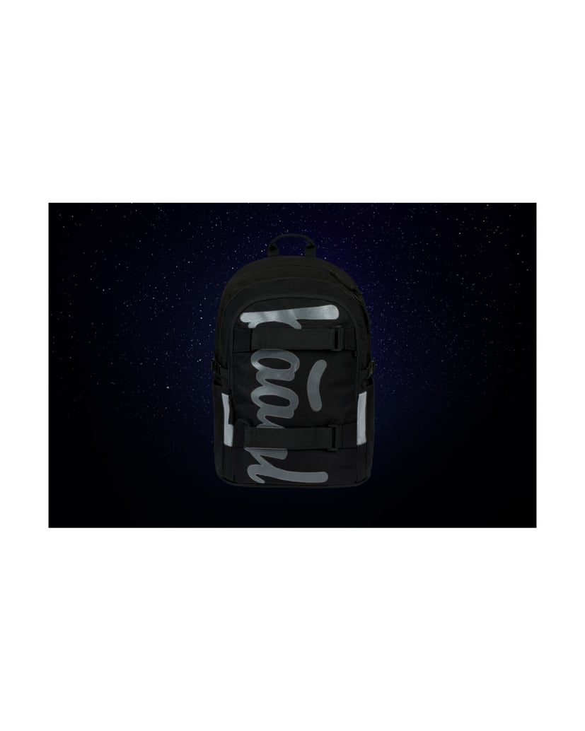 Baagl-Skate-Uni-schwarz-Rucksack-Set-3tlg-schwarz