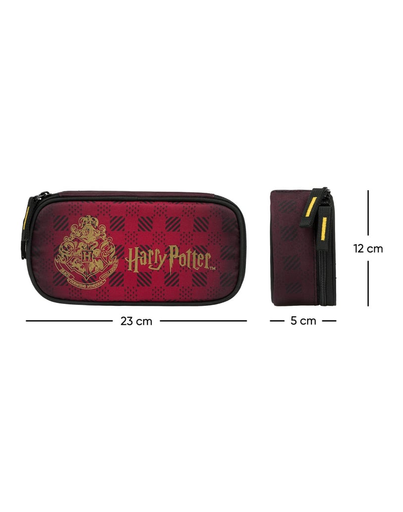 Baagl-Federmäppchen-HP-Hogwarts-Weinrot-rot