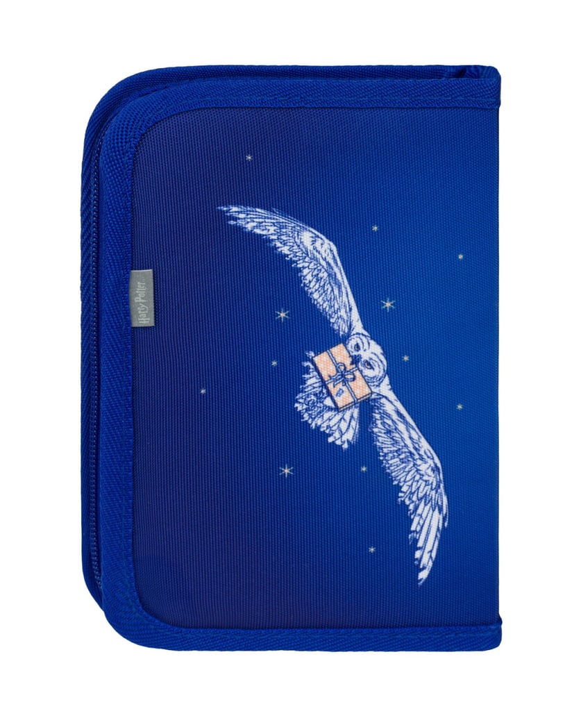 Baagl-Federmäppchen-HP-Hogwarts-Hedwig-blau