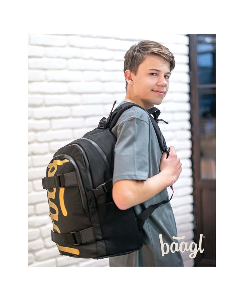 Baagl-Skate-Gold-Rucksack-Set-3tlg-schwarz