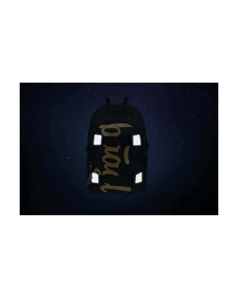 Baagl-Skate-Gold-Rucksack-Set-3tlg-schwarz