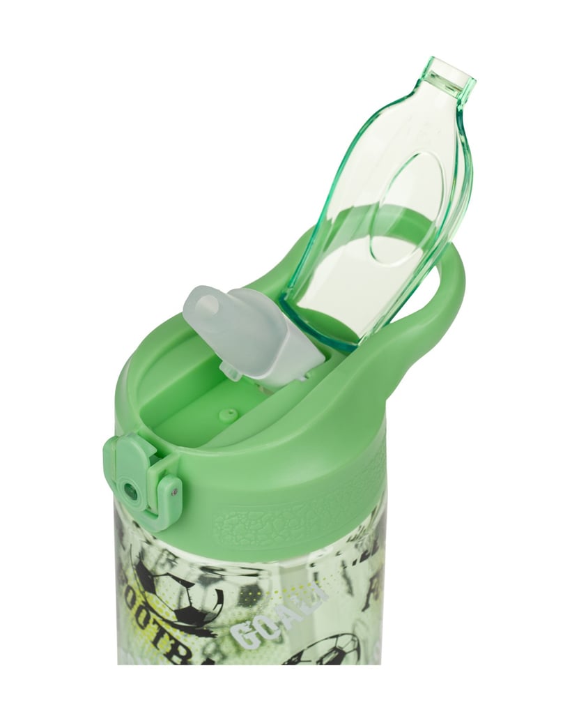 Baagl-Tritan-Trinkflasche-Fußball,-500-ml-grün