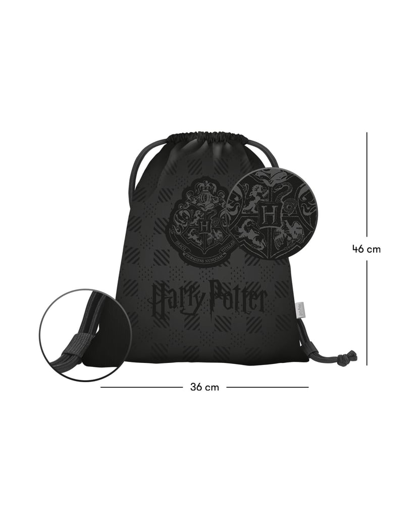 Baagl-Core-HP-Hogwarts-Rucksack-Set-3tlg-schwarz