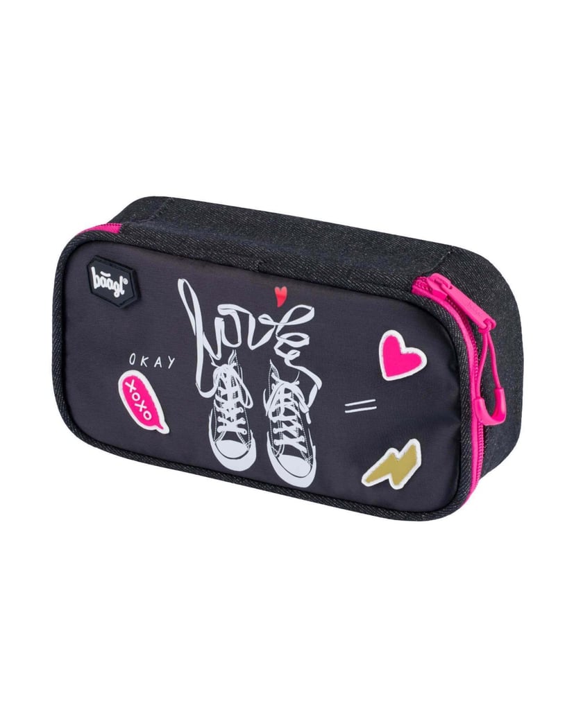 Baagl-Federmäppchen-Etui-Sneakers-schwarz