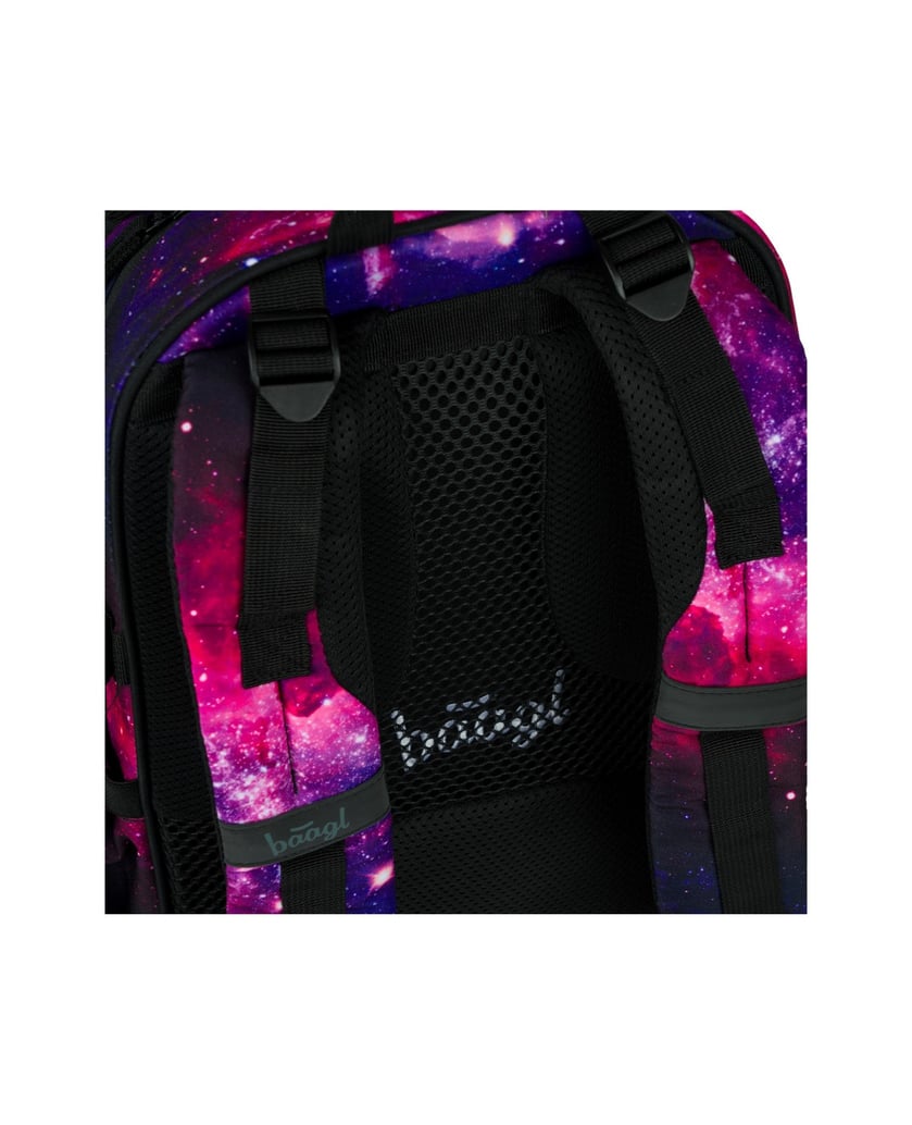 Baagl-Schulrucksack-Skate-Galaxy-lila