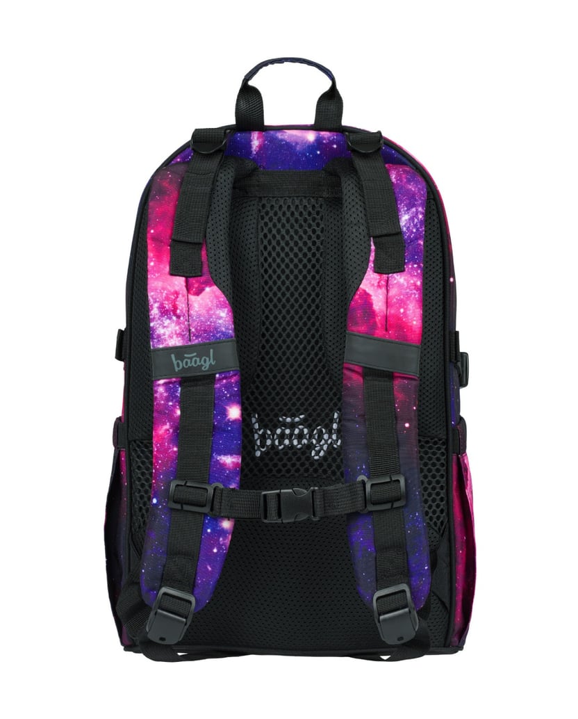 Baagl-Schulrucksack-Skate-Galaxy-lila
