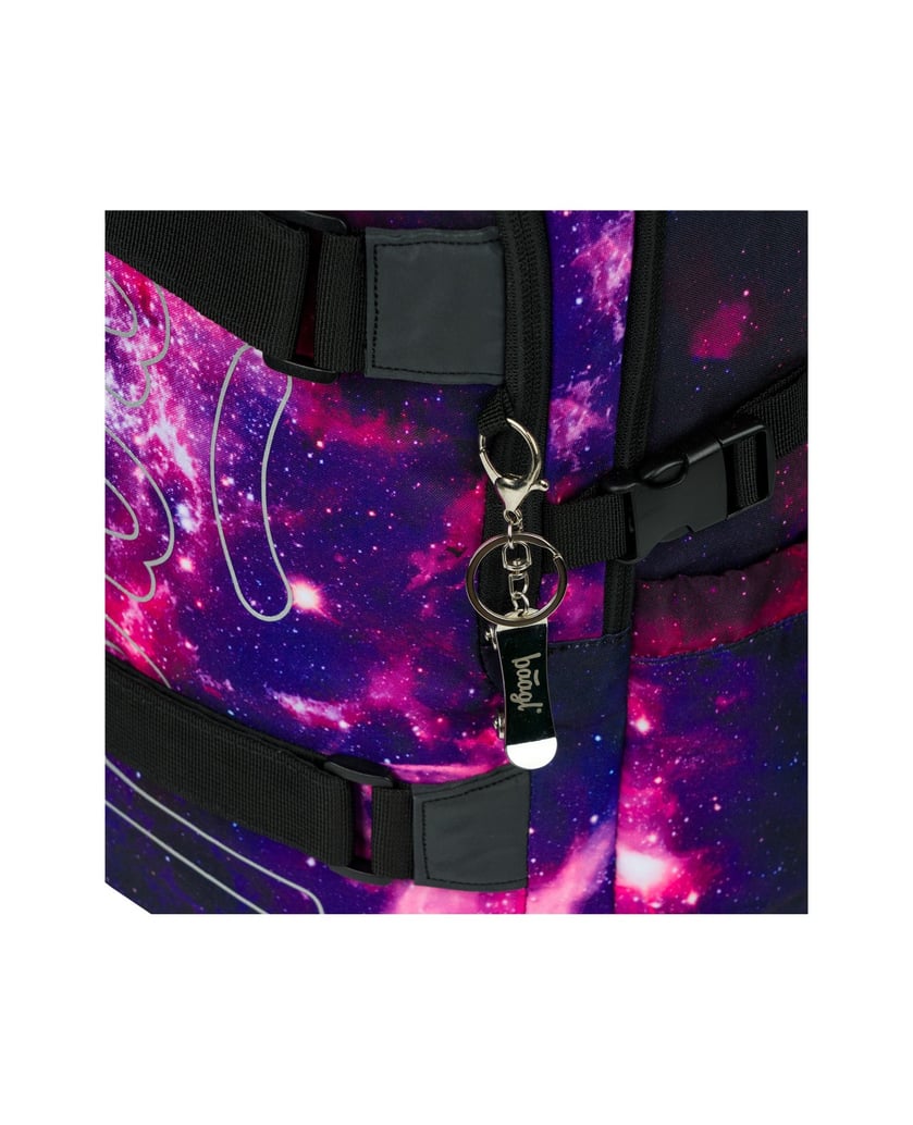 Baagl-Schulrucksack-Skate-Galaxy-lila