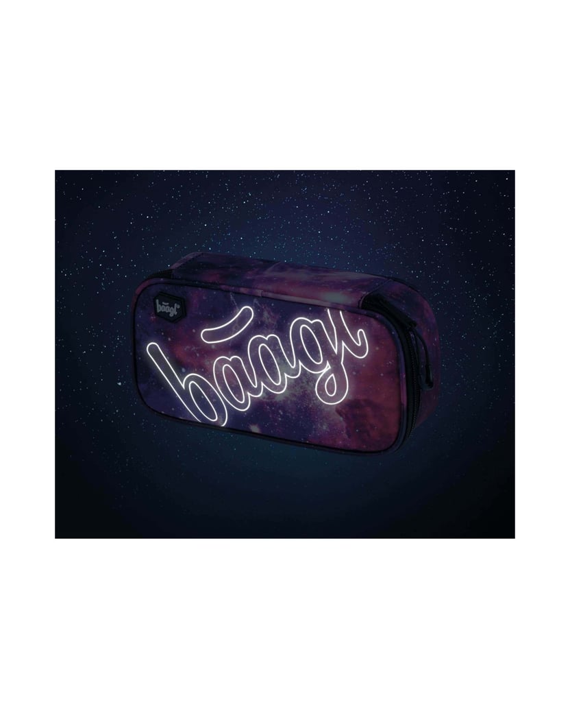 Baagl-Federmäppchen-Etui-Skate-Galaxy-lila