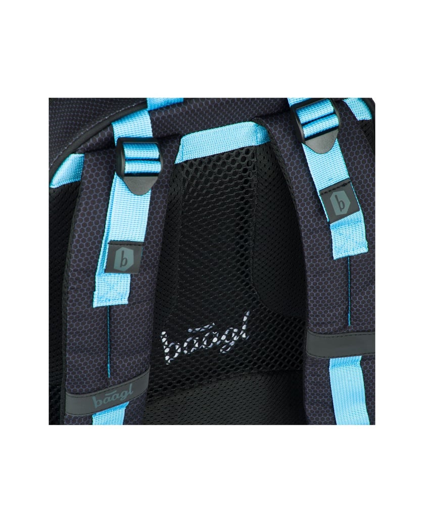 Baagl-Schulrucksack-Skate-Bluelight-schwarz