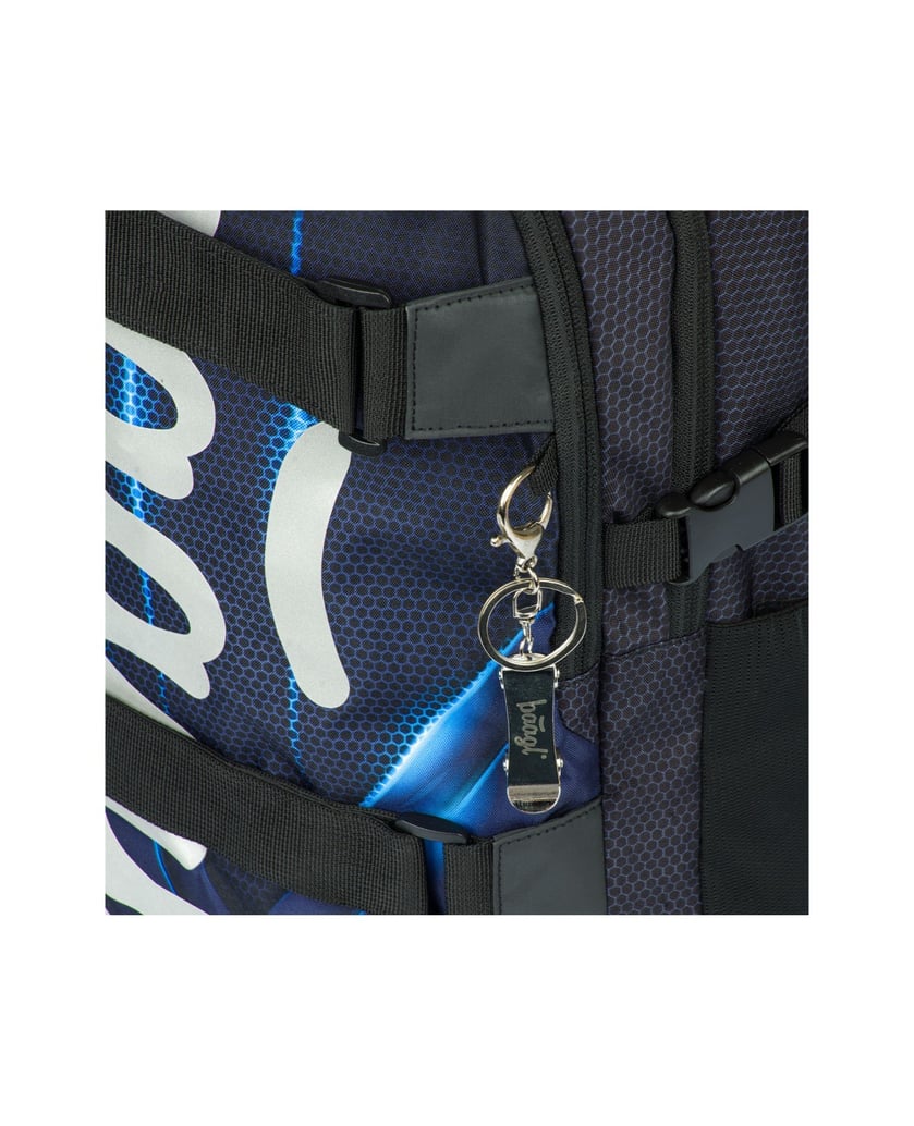 Baagl-Schulrucksack-Skate-Bluelight-schwarz