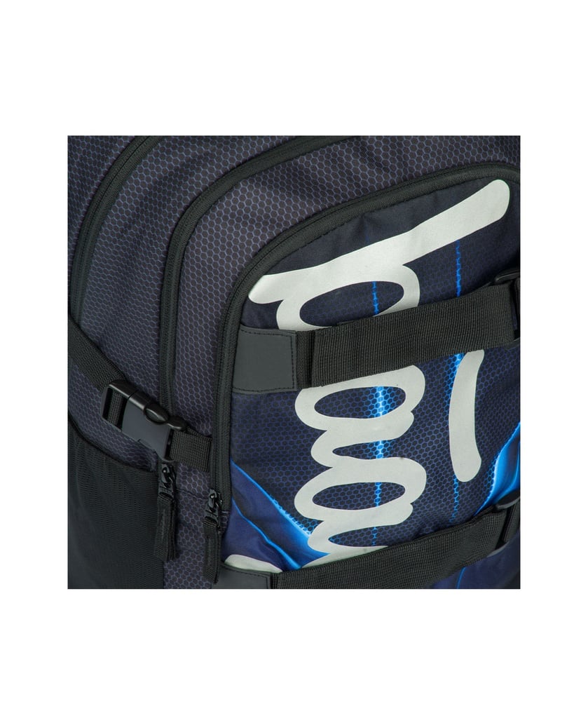 Baagl-Schulrucksack-Skate-Bluelight-schwarz