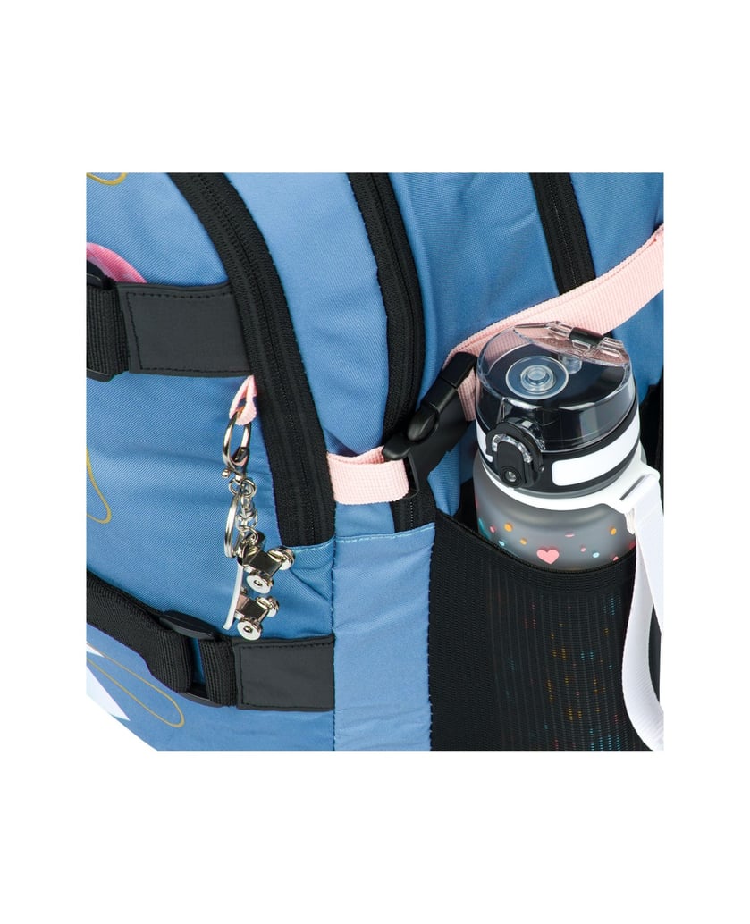 Baagl-Schulrucksack-Skate-Moon-grau