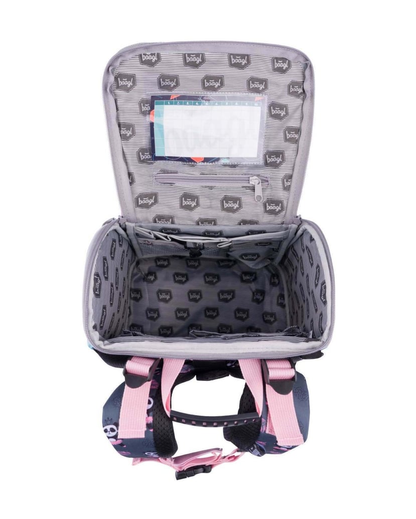 Baagl-Zippy-Panda-Schulranzen-Set-3tlgg-grau