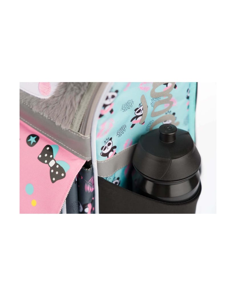 Baagl-Zippy-Panda-Schulranzen-Set-3tlgg-grau