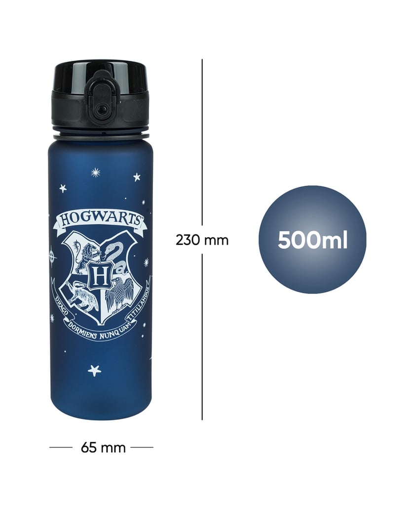 Baagl-Tritan-Trinkflasche-HP-Hogwarts-blau