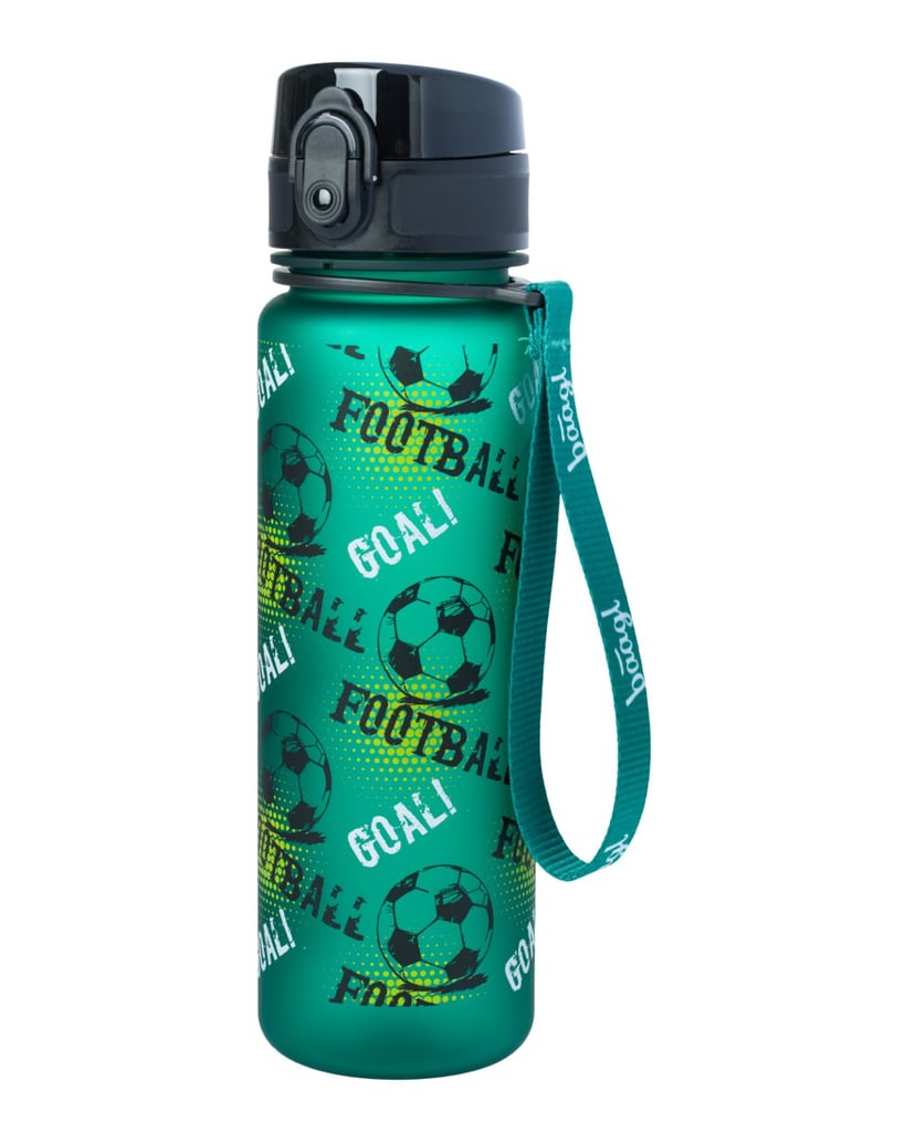 Baagl-Tritan-Trinkflasche-Fussball,-500-ml-grün