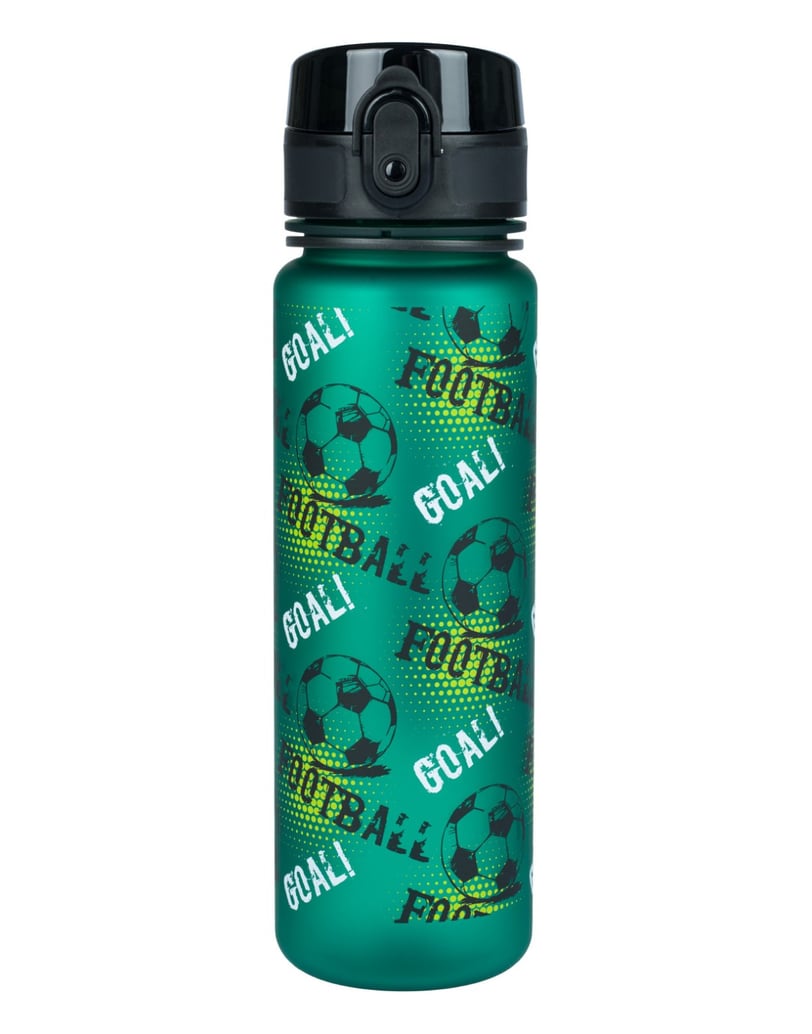 Baagl-Tritan-Trinkflasche-Fussball,-500-ml-grün