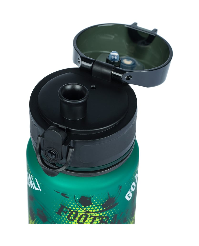 Baagl-Tritan-Trinkflasche-Fussball,-500-ml-grün