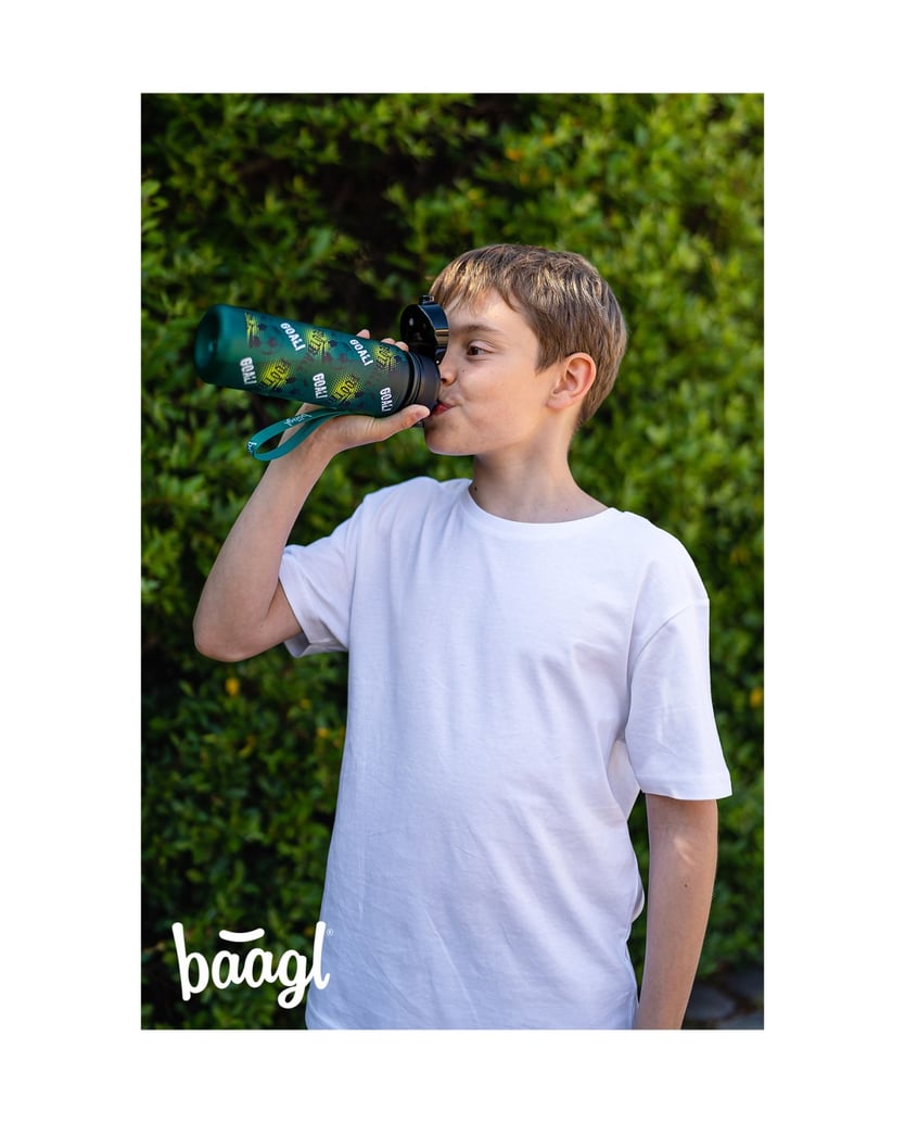 Baagl-Tritan-Trinkflasche-Fussball,-500-ml-grün