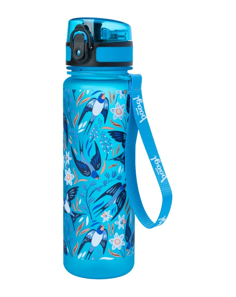 Baagl-Tritan-Trinkflasche-Schwalben,-500-ml-blau