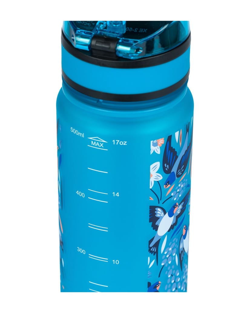 Baagl-Tritan-Trinkflasche-Schwalben,-500-ml-blau