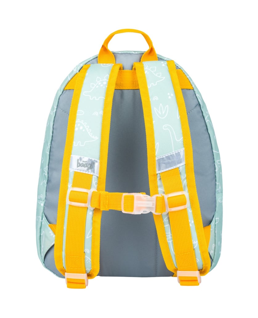 Baagl-Kindergartenrucksack-Dino-grün