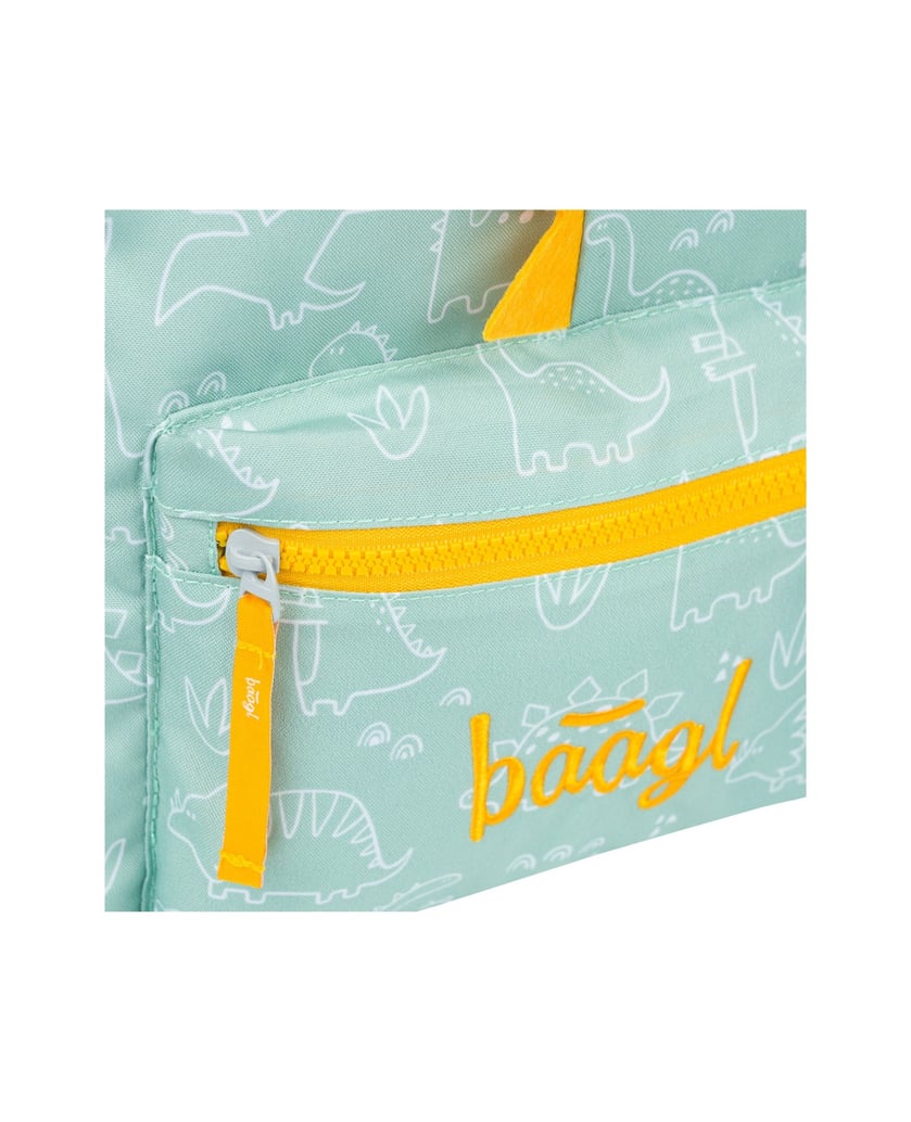 Baagl-Kindergartenrucksack-Dino-grün