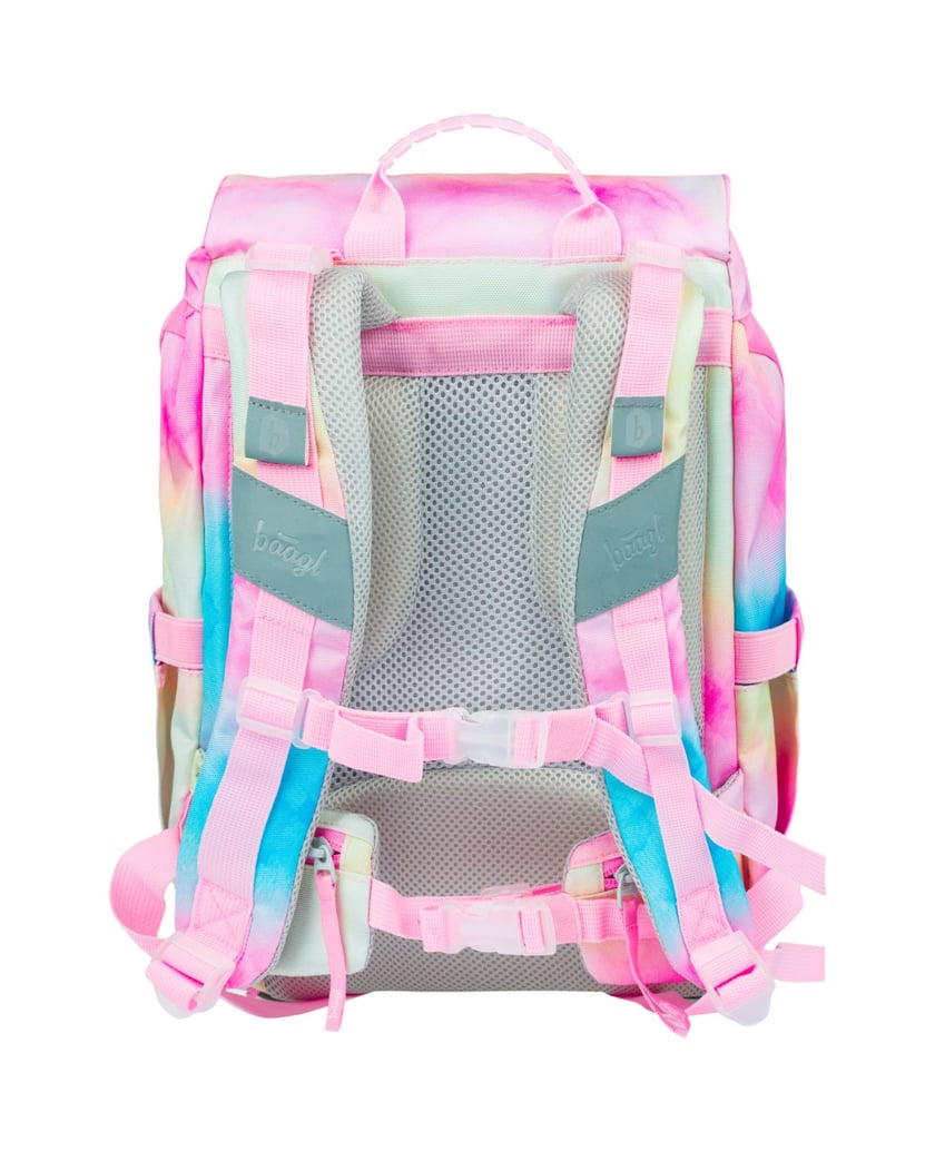 Baagl-Schulrucksack-Airy-Rainbow-Unicorn-rosa