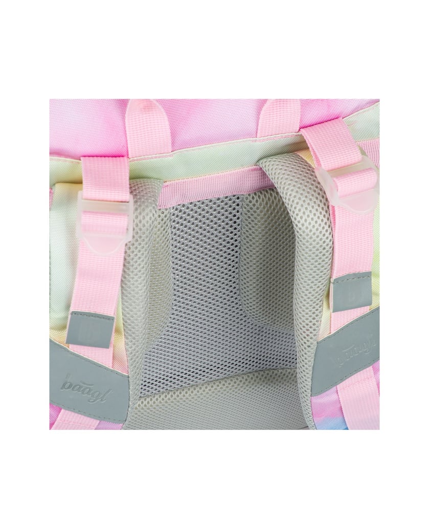 Baagl-Schulrucksack-Airy-Rainbow-Unicorn-rosa