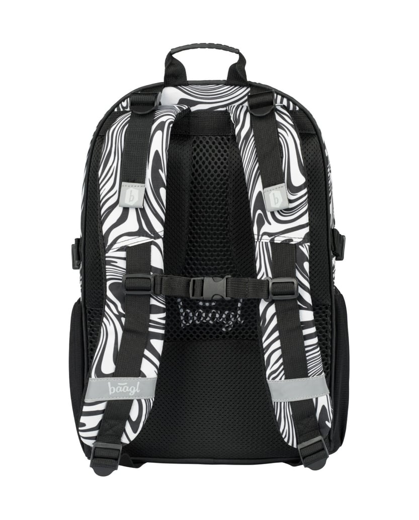 Baagl-Schulrucksack-Core-Mixture-schwarz