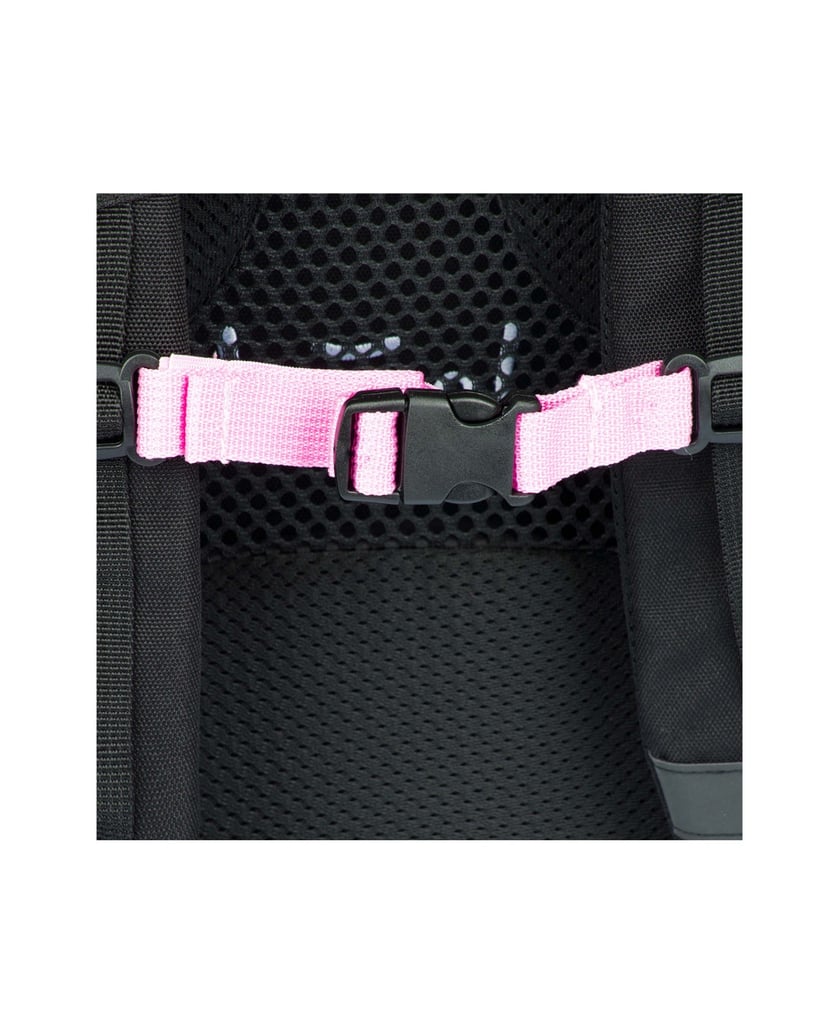 Baagl-Schulrucksack-Core-Holo-schwarz