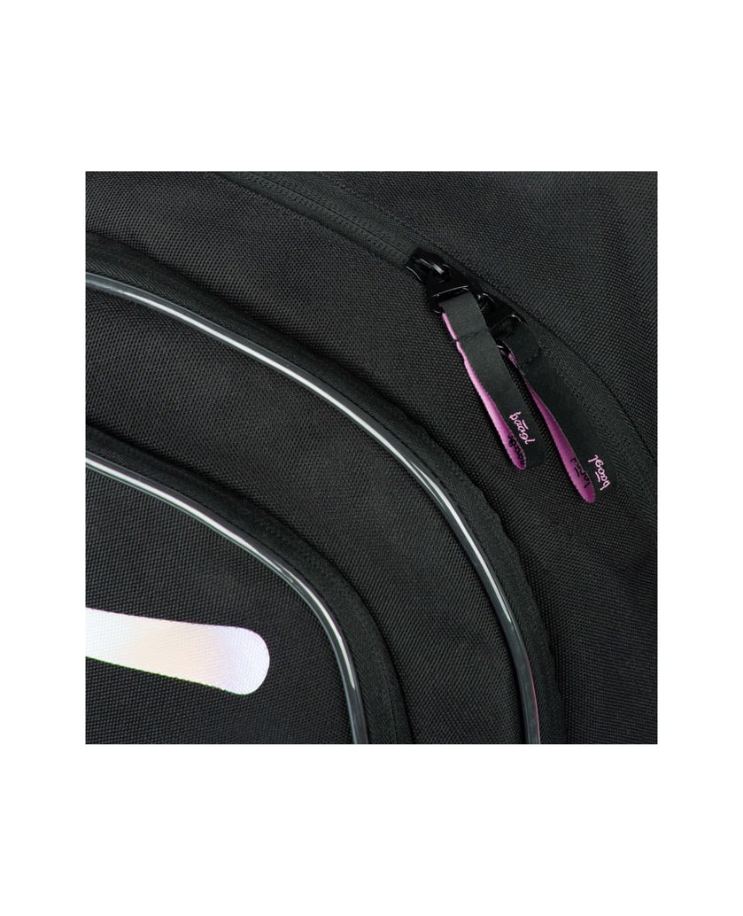 Baagl-Schulrucksack-Core-Holo-schwarz