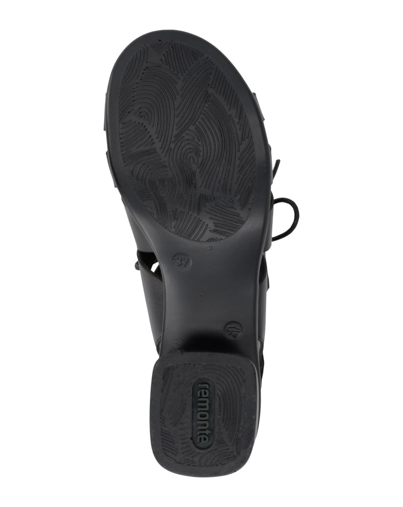 Remonte-Sandále-na-podpätku-R8776-čierna