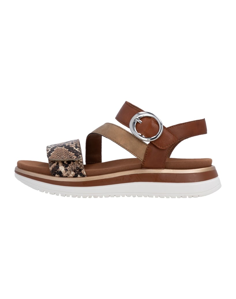 Remonte-Riemchensandalen-D1J64-hnedá