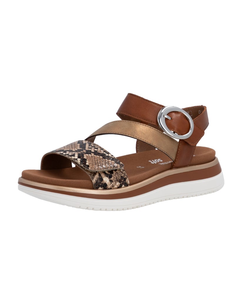 Remonte-Riemchensandalen-D1J64-hnedá