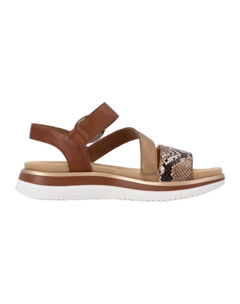 Remonte-Riemchensandalen-D1J64-hnedá