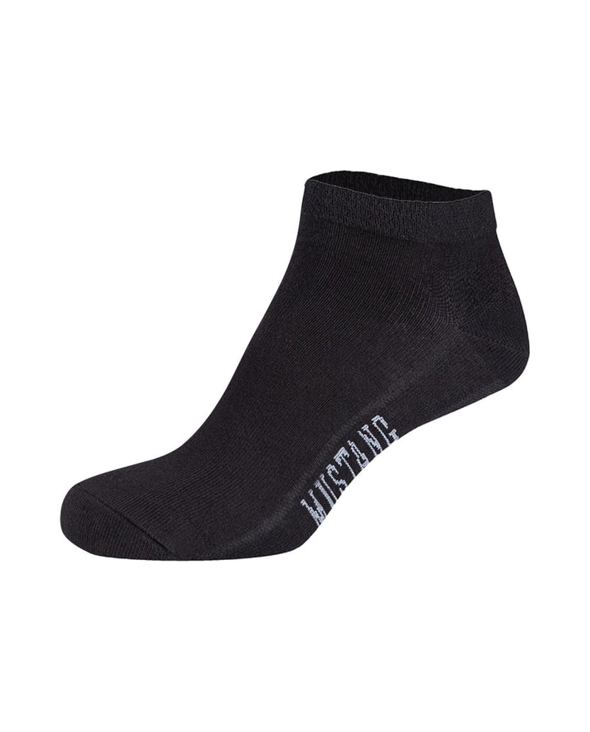 Mustang-Damen-Socken-6er-Pack-Casual-Organic-Cotton-Sneaker-6-Pack-schwarz
