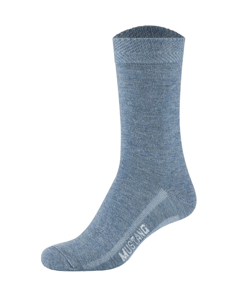 Mustang-Damen-Socken-6er-Pack-Casual-Cotton-Socks-6-Pack-blau-