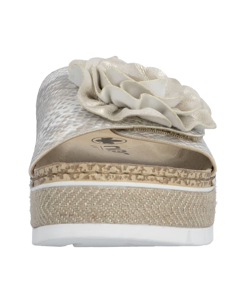 Rieker-Pantoletten-69562-gold