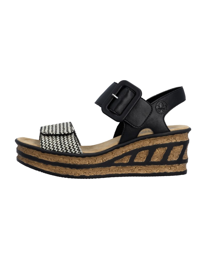 Rieker-Keilsandaletten-68172-schwarz