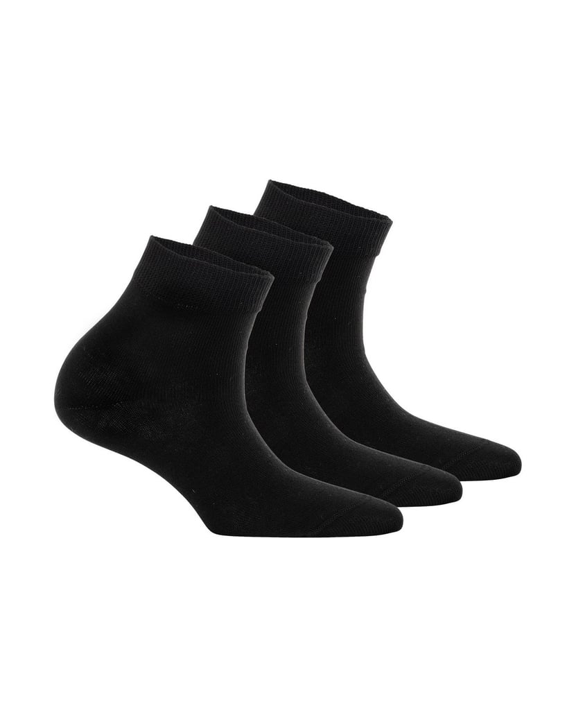 TAMARIS-Damen-Socken-3er-Pack-Comfort-Cotton-Quarter-3-Pack-schwarz