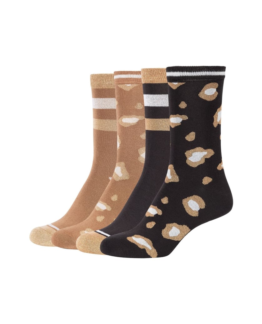 Camano-Socken-silky-touch-lurex-leopard-schwarz